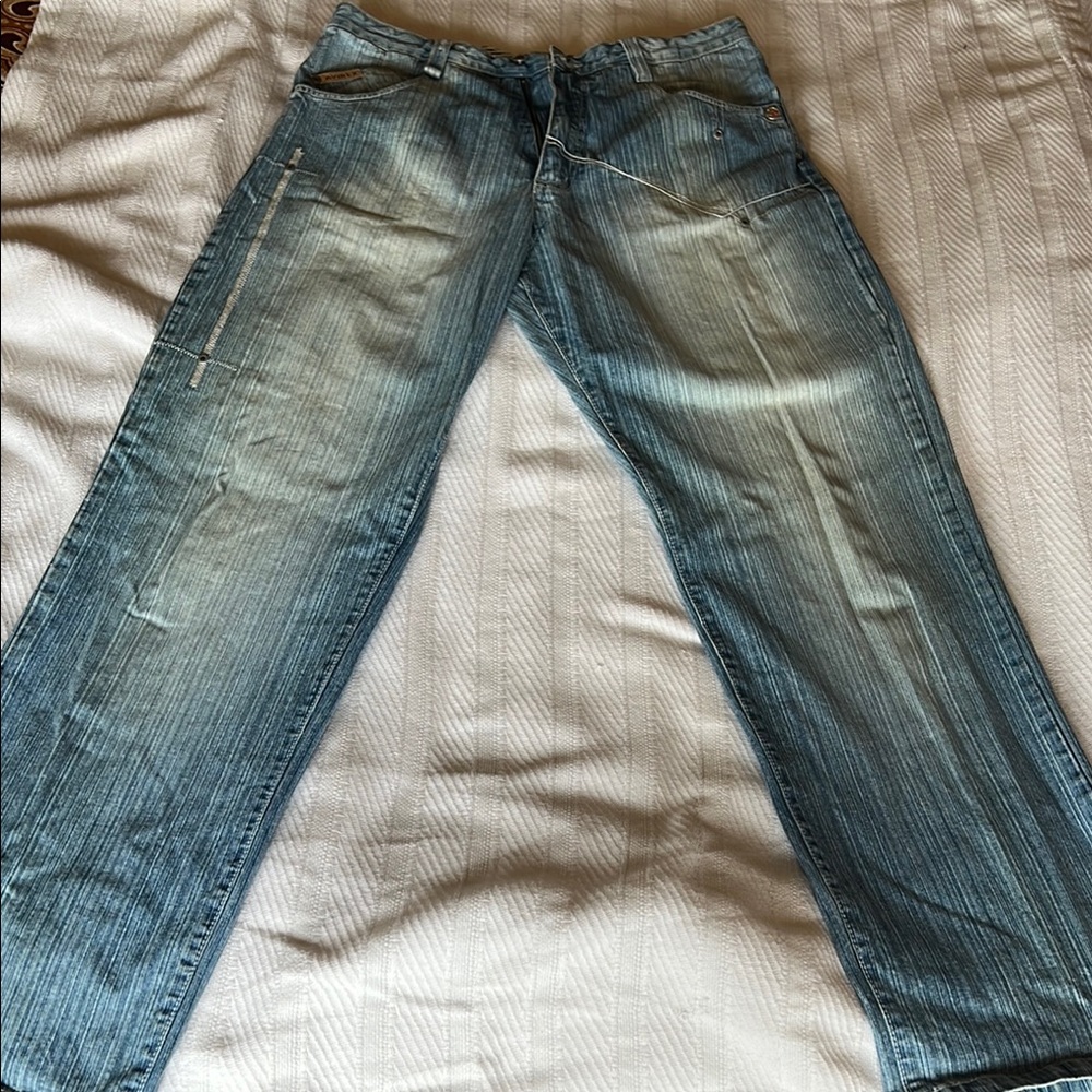 Preowned Avirex Men's Light Blue Jeans 34x34